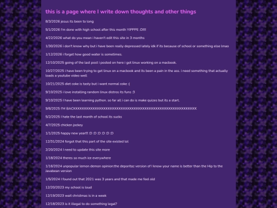 notes screenshot