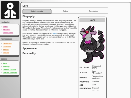 characters/lore screenshot