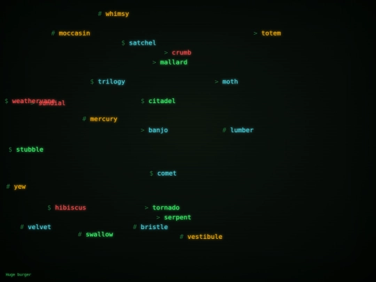 floatingrandomwords screenshot