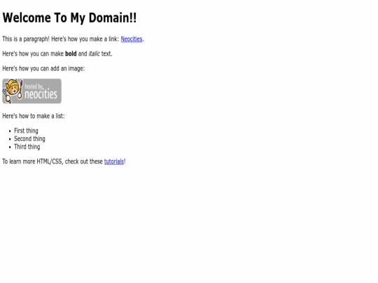index screenshot