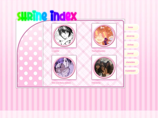 shrineindex screenshot