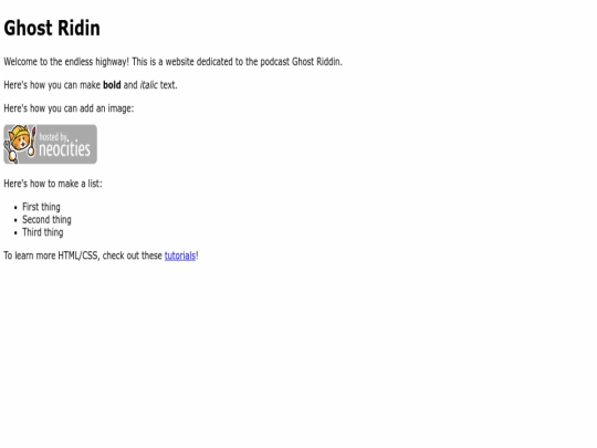 index screenshot