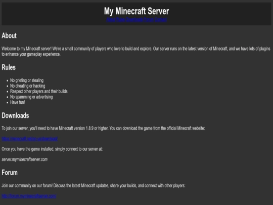 index screenshot