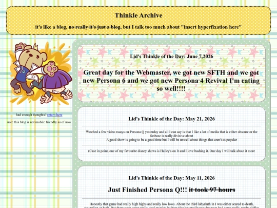 thinkles screenshot