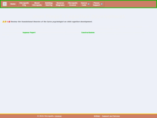 games/micropolis-retrocity/pages/about/constructionist-education/jean-piaget screenshot