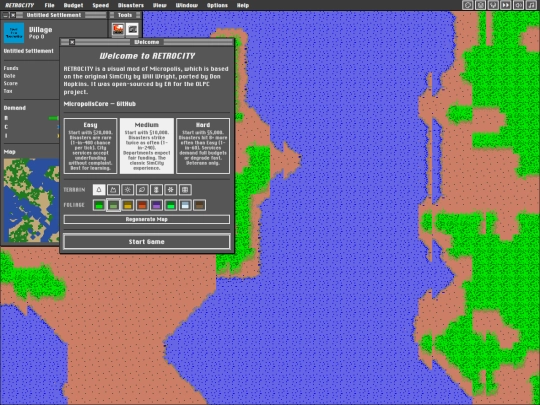 games/micropolis-retrocity/play/micropolis screenshot