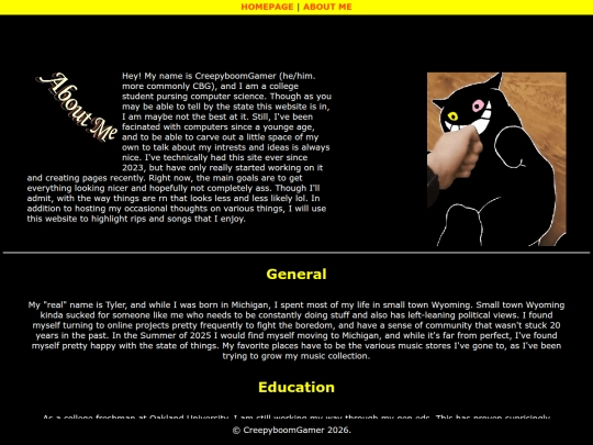 aboutme screenshot