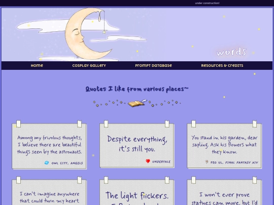 words screenshot