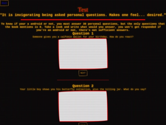 test screenshot