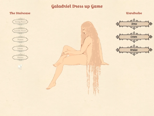 dressup-galadriel screenshot