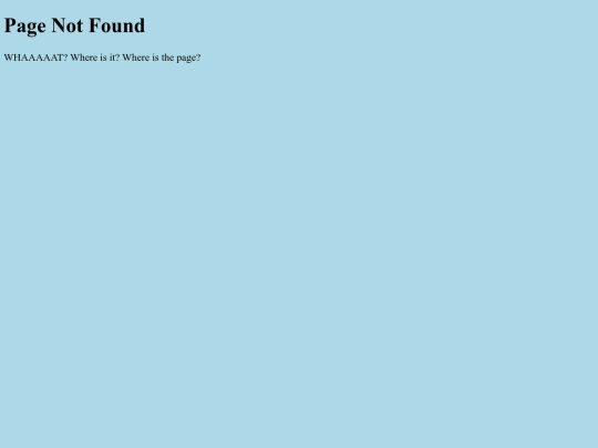 not_found screenshot