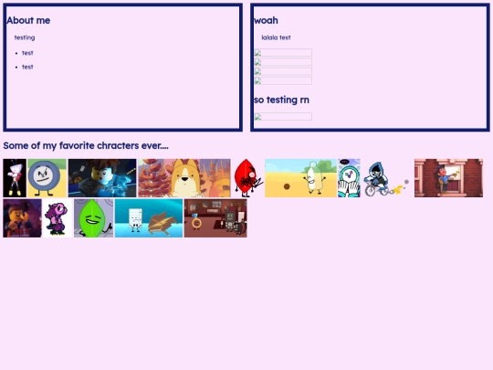 testing screenshot