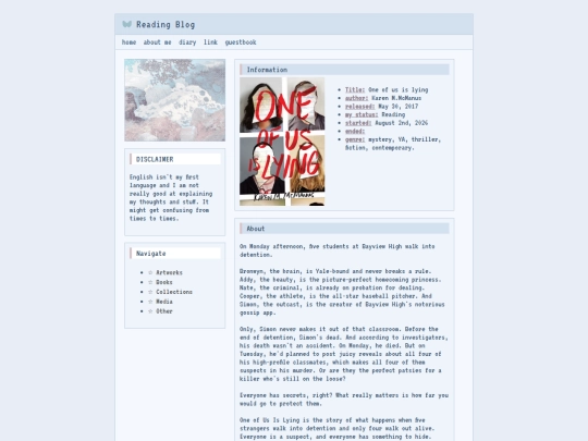 Hobbies/Reading blog/one_of_us_is_lying screenshot