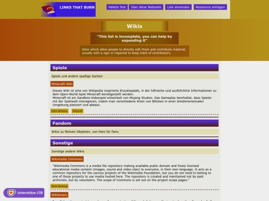 de/wikis screenshot