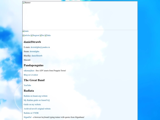 links screenshot