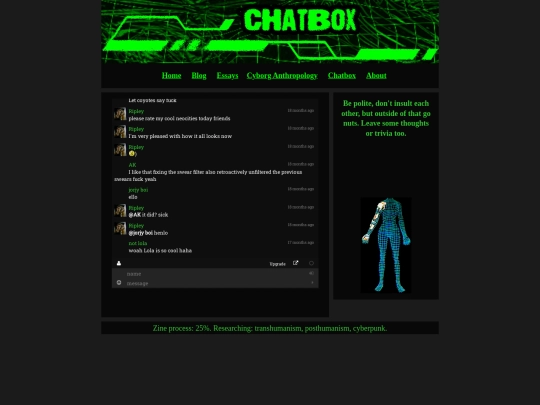 chatbox screenshot