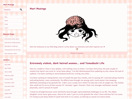 blog screenshot
