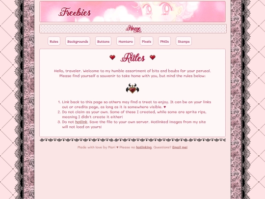 freebies screenshot