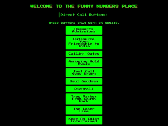 funphonenumbers screenshot