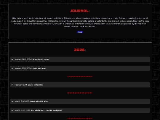 journal screenshot