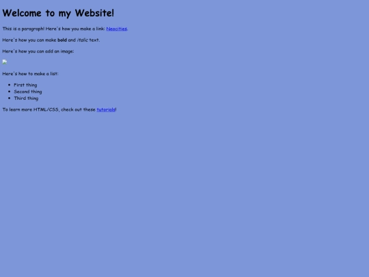 test screenshot