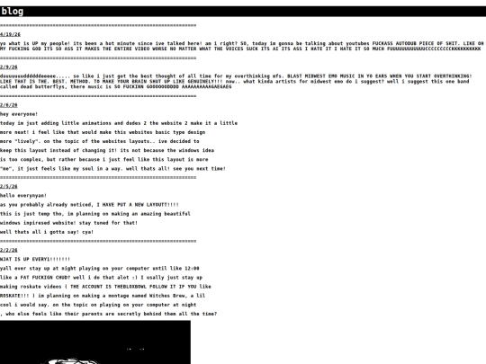 blog screenshot