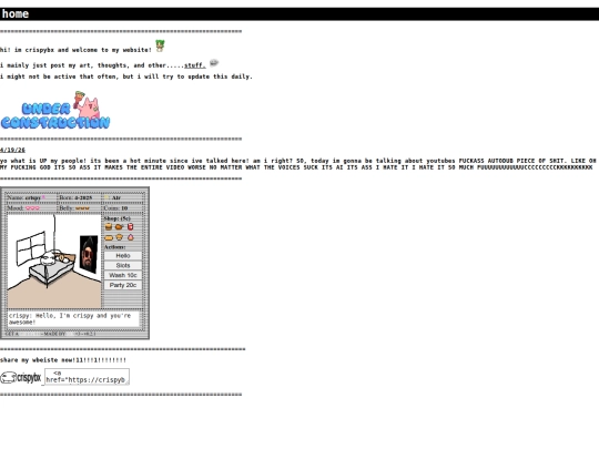home screenshot