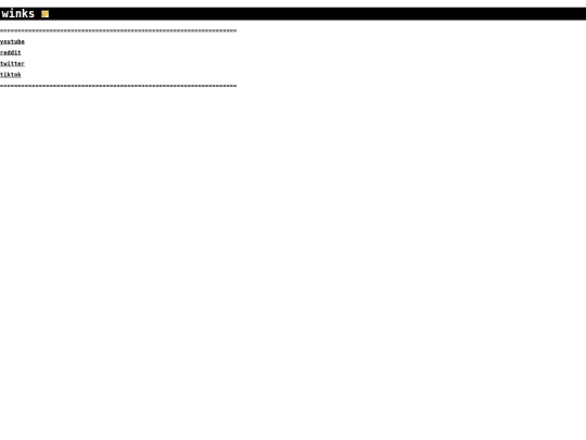 links screenshot