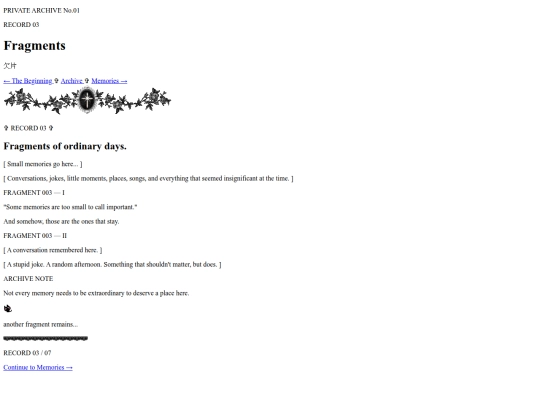 Private_Archive_No.01/03-fragments screenshot