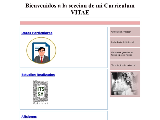 curricul-vitae-DanielMay screenshot