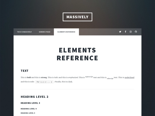 elements screenshot