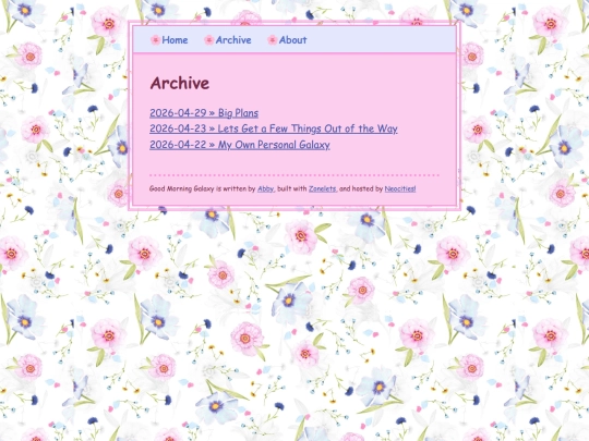 archive screenshot