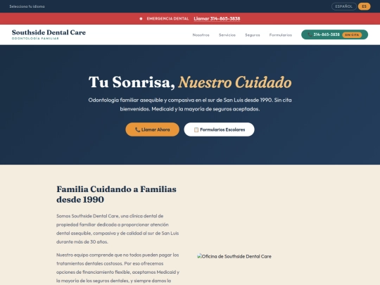 southwest/southside-dental _es screenshot