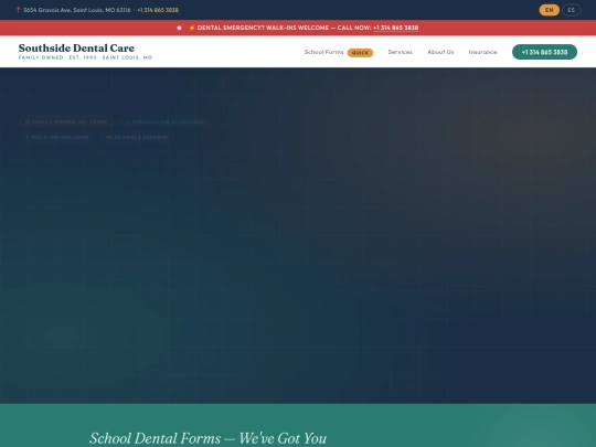 southwest/southside-dental_en screenshot
