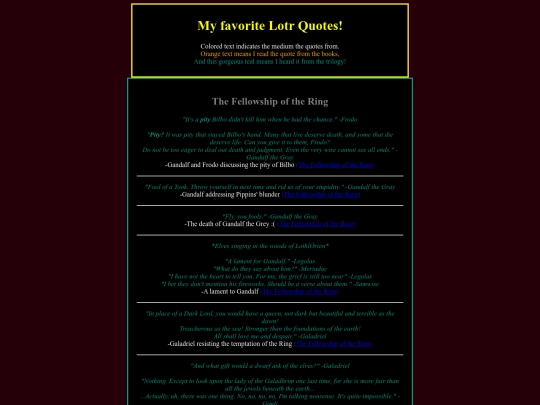 lotrQuotes/quotes screenshot