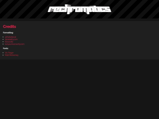 credits screenshot