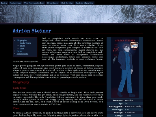 characterzone/adrian screenshot