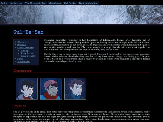 characterzone/cds screenshot