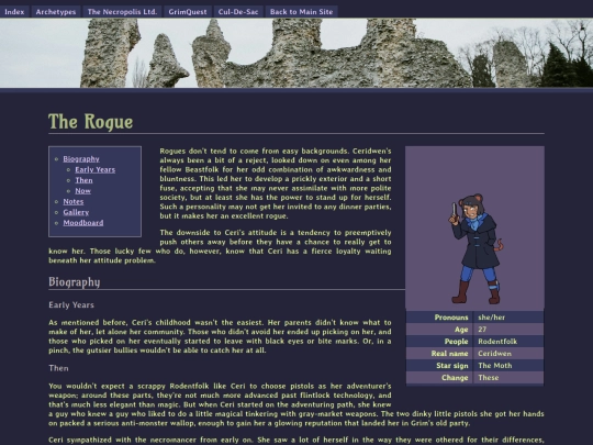 characterzone/ceri screenshot