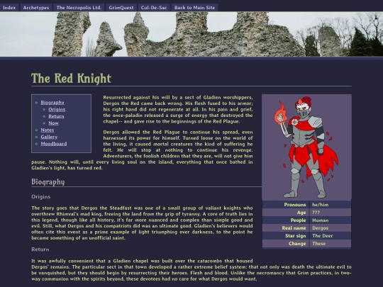 characterzone/dergos screenshot