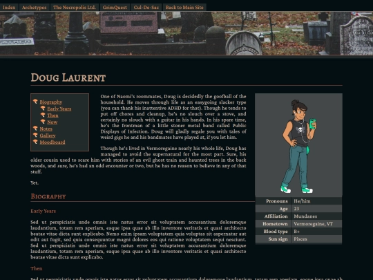 characterzone/doug screenshot