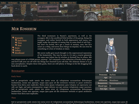 characterzone/mir screenshot
