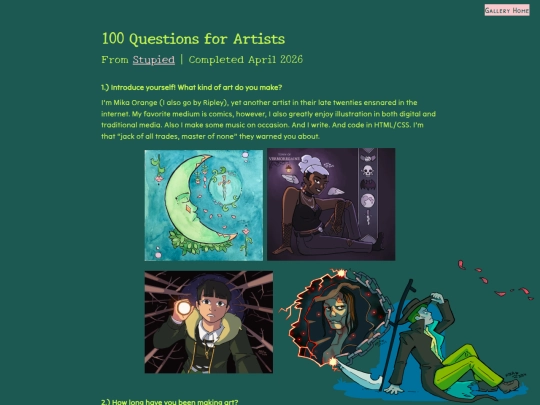 galleryzone/100questions screenshot