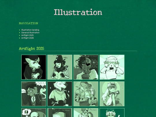 galleryzone/illustration/artfight-2025 screenshot