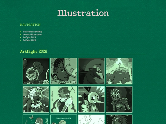 galleryzone/illustration/artfight-2026 screenshot