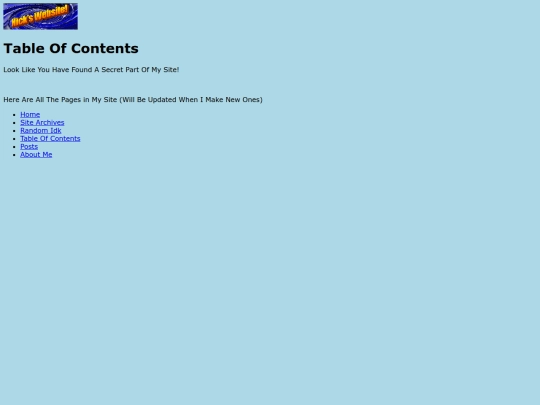 toc screenshot