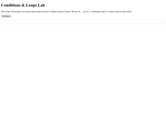 IT2350 Labs 10-12/lab-conditions-loops screenshot