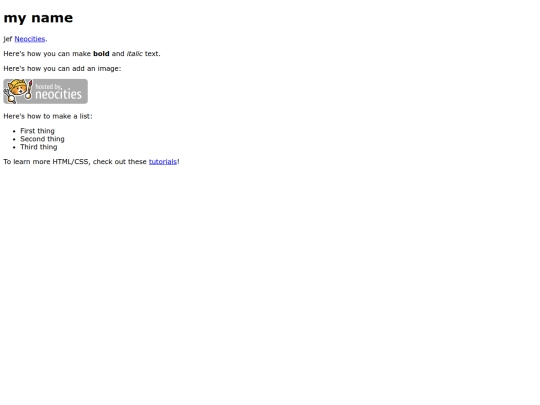 index screenshot