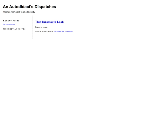 blog screenshot