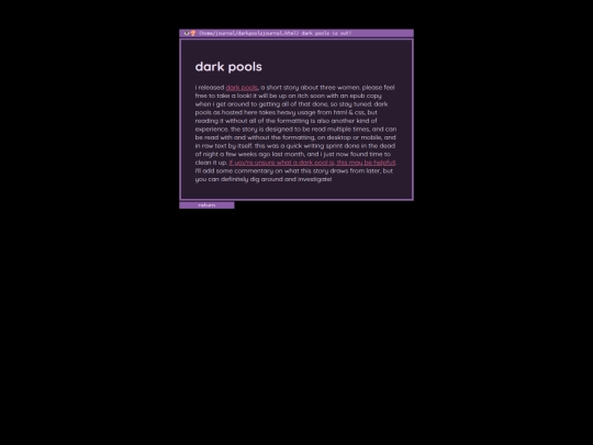 journal/darkpoolsjournal screenshot